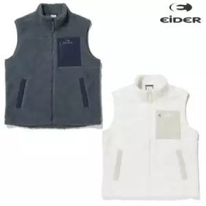 [롯데백화점]아이더 그리드 남녀공용 플리스 베스트 DUU23661_INT