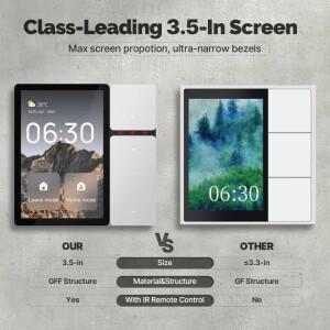 터치스크린 스마트 홈 패널 내장형 적외선 리모컨 센서 디밍 커튼 장면 제어