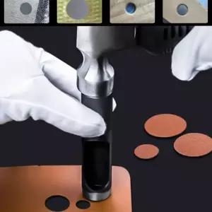 벨트 홀 펀치 다용도 공구 원형 가죽 홀 펀치 강홀 핸드메이드 고무홀 수공예 목공홀 공예홀 섬유 공예