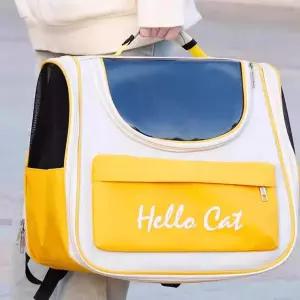 강아지 이동가방 고양이 투명 캐리어 반려동물 이동가방 산책 백팩