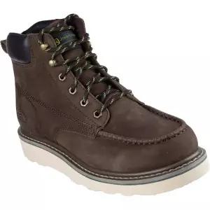 스케쳐스 남성 존 디어 X 카드멜 그랜드 크리크 끈 조절 패딩 칼라 작업화 건설용 부츠 DH5272713