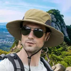 등산 모자 차광 메쉬 여름 남성 등산 모자 버킷 가리개 작업용 햇빛 통풍