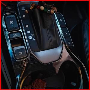 현대 호환 산타페 2013-2017 IX45 기어 시프트 패널 커버 스티커  몰딩 장식 자동차 스타일링 부품 액세서