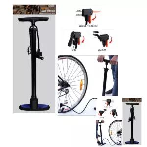 포에코 자물쇠 넣기 고급 프레스타 고압력 슈레드 자전거공기주입기 바람 지요펌프 휴대용