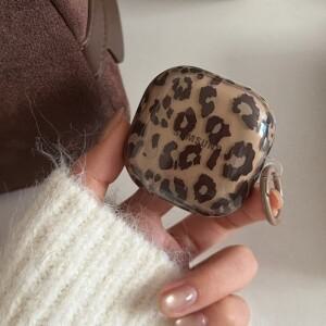 삼성 호환 갤럭시 호환 버즈 3FE 3 프로 2 라이브 코어 소프트 TPU 헤드폰 케이스 패션 투명 레오파드 프린