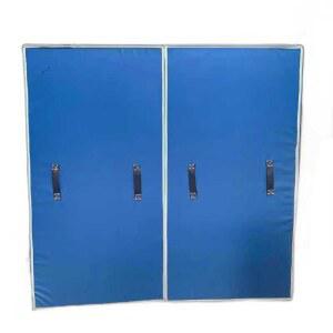 파란색 화물차 탑차 파티션 막이 1톤 쿠션 칸막이 냉동