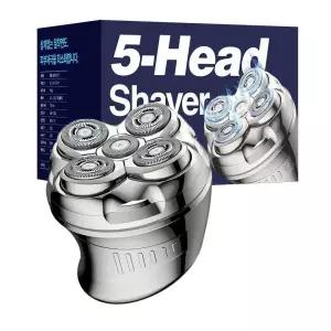 휴대용 전기면도기 건식 방수 여행용 소형면도기 C타입 충전식 5헤드 차량용 충전 AP7163