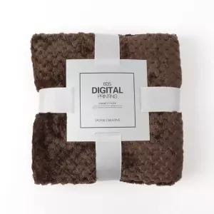 이불 이시아르 브라운 극세사 무릎담요 150x200cm 휴대