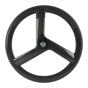 자전거 휠셋 카본 삼발이 휠 세트 로드 타이어 3칼 앞바퀴