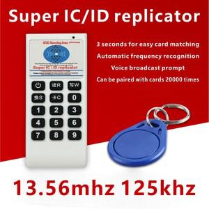 RFID 125Khz 13.56MHZ 복사기 기, 휴대용 핸드헬드 NFC IC 카드 리더  라이터, 액세스 제어 태그
