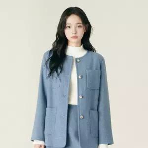 [국내백화점] 로엠 라운드 미디 울자켓_RMJKF4VR54