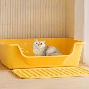 대형 고양이 화장실 초대형 대형묘 전용 퍼플 옐로우