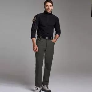 남성 작업 바지 스트레이트 워크 전술 카고 바지 포켓 트레이닝 아웃도어 등산복 트레킹 기능성 스포츠