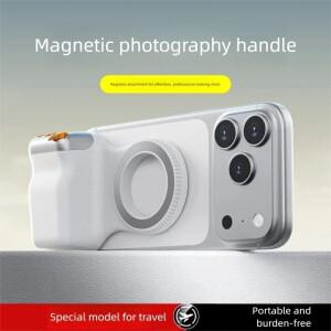 호환 자석 휴대폰 카메라 촬영 핸드 그립 폰 홀더 보조 리모컨 핸들 아이폰 화웨이 삼성 폰용