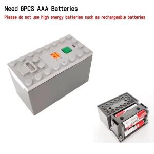 eds 전원 기능 기술 PF 블록용 A45U 9V AAA 배터리 상자 로봇 자동차 기차용 88000
