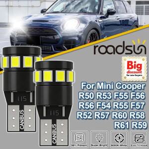 로드선 캔버스 LED 클리어런스 라이트 주차등 W5W T10 미니 소형 쿠퍼 R50 R53 F55 F56 R56 F54 R55 F57 R5