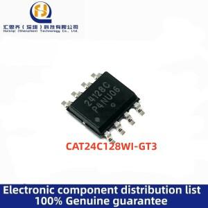 10개 100% 새 CAT24C128WI-GT3 실크스크린 프린팅된 24128C 패키지 SOP8 CSI 직렬 메모리 IC 칩
