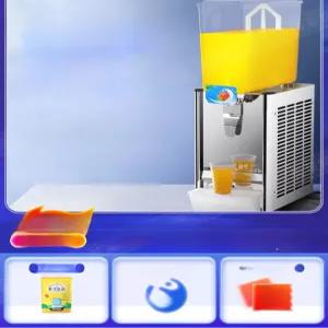 음료 디스펜서 슬러시 주스 수정과 실린더 업소용 냉온