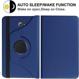 호환 360 회전 스탠드 태블릿 커버 삼성 갤럭시 탭 A6 A 10.1 T580 A8 X200 E S6 라이트 P610 A7 케이스