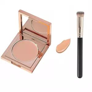 컬러 클레이 CC 언더리 코렉터 브러시가 있는 언더 컨실러 다크 서클 디펜스 서클용 코렉터(라이트-미디엄