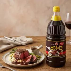 함박스테이크 소스 2.1kg 식당 업소용 대용량 돈까스 쏘야 샌드위치 스테이크 양념