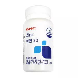 GNC 아연 30 250mg x 100정