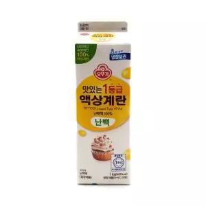 오뚜기 맛있는 1등급 액상계란 난백 계란흰자 난백액 1K x 10개 묶음