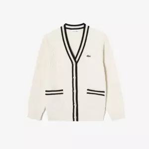 [LACOSTE] 라코스테 여성 케이블 프레피 가디건 (AF198E)XFJ