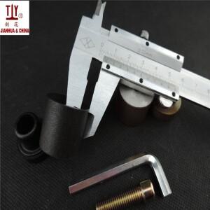 논스틱 코팅 무게추 용접 부품, 블랙 다이 헤드,  PPR,PE,PB 수도관 멜트 버트 DN16mm, 38g
