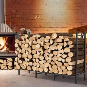 장작 거치대 화로대 정리대 캠프파이어 땔감 벽난로