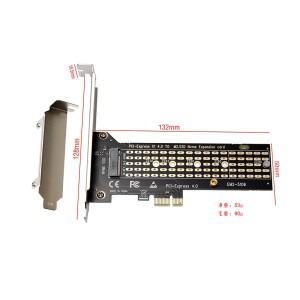 NVMe PCIe M.2 NGFF SSD to X1 4.0 어댑터 카드, 브래킷 포함, 2230, 2242, 2280/22110 지원