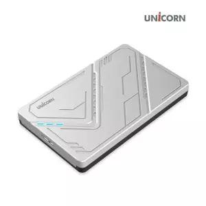 [셀러허브]유니콘 HDD-300V USB3.1 케이블포함 2.5인치 외장하드케이스 원터치슬라이드조립 (S46462244)