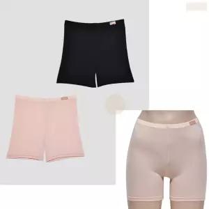 검정색 여자 속바지 중고생 쫄바지 인견 쫄반바지 치마 속쫄바지 속옷바지