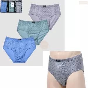 남성용 삼각팬티 3매입 50대 60대 아저씨 3각팬티 어르신 할아버지 속옷