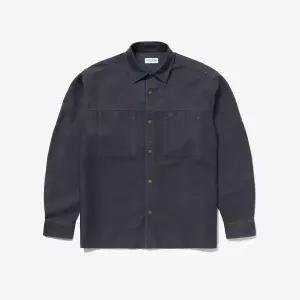 [라코스테] 남성여성 JP 릴랙스 핏 체스트 포켓 아우터 셔츠 그레이 CH9445-56G S5T