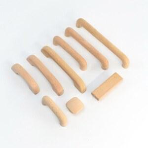 KIT CABINET HANDLE DRAWER SOLID WOOD FOR WOODEN HANDLES CUPBOARD DOOR KNOBS FURNITU