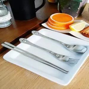 현이몰 스마일 어린이 수저세트 숟가락 젓가락 포크 수저 스텐수저세트