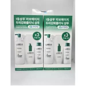 라보에이치 탈 모샴푸 약산성 대용량 두피 비건 400ml 400ml리필 180mlx 2