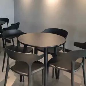 야외 테이블 의자 테라스 팬션 세트 발코니 플라스틱