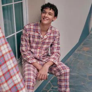 [비너스]비너스 솔브]선염20수 양면 기모  남성 파자마[SPA2533M] SPA2533M_W