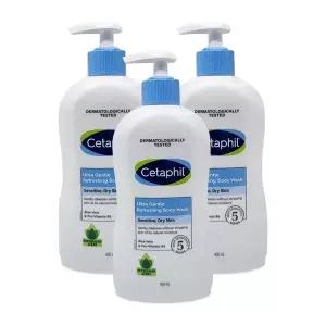 세타필 젠틀 바디워시 리프레싱 산뜻한향 400ml 3개 Ss