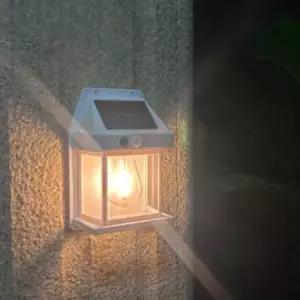 [Deco] 펜션 카페 텅스텐 필라멘트 태양광 벽부등 화이트