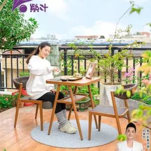 발코니테이블 테이블 + 바테이블 의자2개 원형