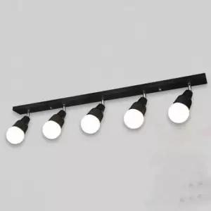 [데코] 볼 레일등 인테리어 레일 조명 식탁 조명 5등 흑색