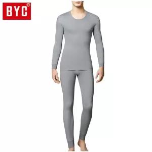 BYC 남성 내복 슬라이트 상하세트 DOLS0027 그레이 WQv9+3LeX