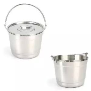 스텐 들통 양동이 얼음통 8호 약 4.8L 뚜껑포함