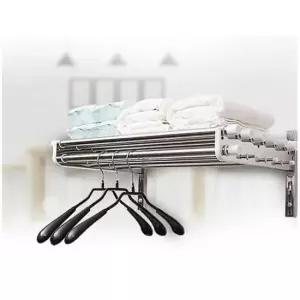 [생활] 올스텐 다목적선반 행거 수납 B형1200 벽선반 봉선