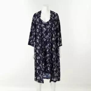 [비너스]비너스(정상) 프리미엄 3D 플라워 나염 여성 겉가운 + 속가운 세트_C VGNA206A_VGNA206B_2C_C