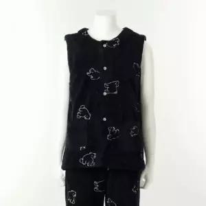 [비너스]비너스(정상) 극세사 북극곰 자수 동절기 남성 실내복 조끼_C VEV4967M_NB_C