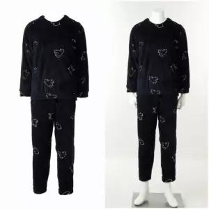 [비너스]비너스(정상) 비너스 남성 따듯한 잠옷 실내복 극세사 원단 남자파자마세트_S VEP396MS_S